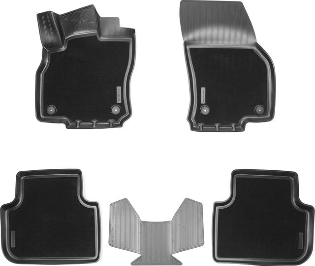 Коврики Норпласт комбинированные для салона Audi Q3 II (F3) 2018-2026. Артикул NPA11-C05-604-CM