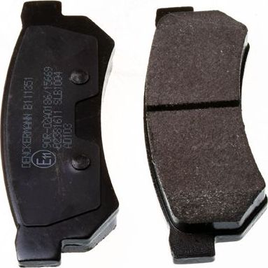 Тормозные колодки Denckermann задние для Daewoo Gentra II 2013-2015. Артикул B111351