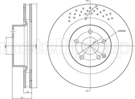 Тормозной диск Trusting. Артикул DF910