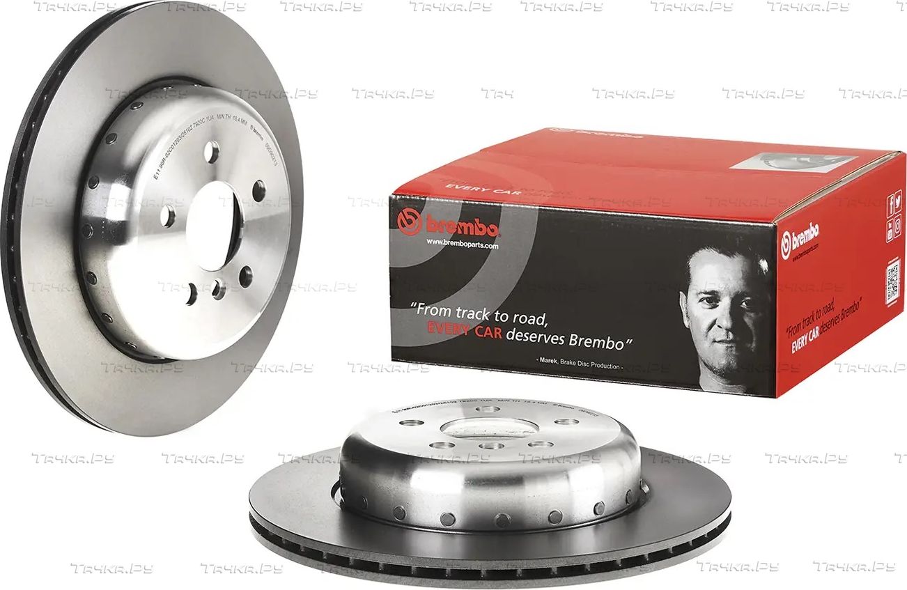 Тормозной диск Brembo PRIME LINE - Composite задний левый для BMW X3 III (G01) 2017-2026. Артикул 09.D902.13