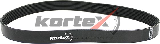 Ремень поликлиновой 8PK1230 (Kortex). Артикул KDB089STD
