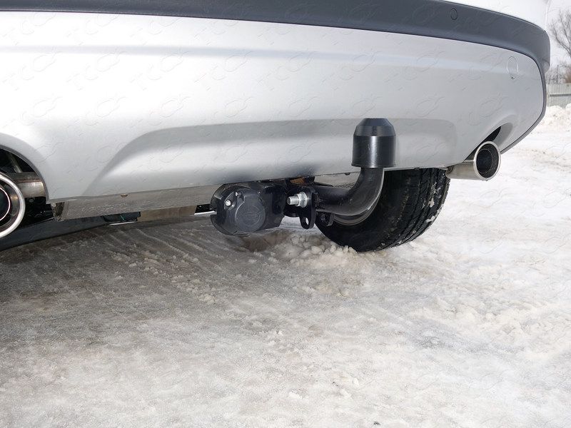 Фаркоп ТСС оцинкованный для Ford Kuga II рестайлинг 2016-2019. Артикул TCU00042