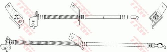 Тормозной шланг TRW. Артикул PHD1150