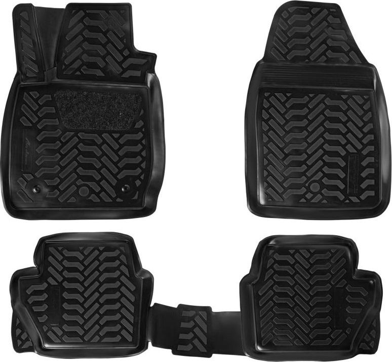 Коврики Airline 3D с высоким бортиком для салона Ford Fiesta VI рестайлинг (Mk VI) 2015-2019. Артикул ACM-PS-27