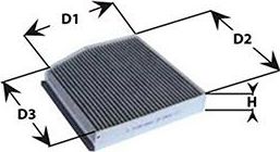 Салонный фильтр Clean Filters. Артикул NC2396CA