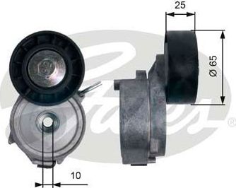 Натяжной ролик (натяжитель) приводного поликлинового ремня Gates DriveAlign®. Артикул T39124