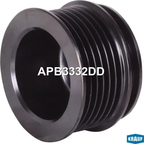 APB3332DD_Шкив генератора !K6 D56x37 /AUDI A2 1.4 8Z 2001- BBY AUA, A3 1.6 8L 19 (Krauf) Krauf. Артикул APB3332DD