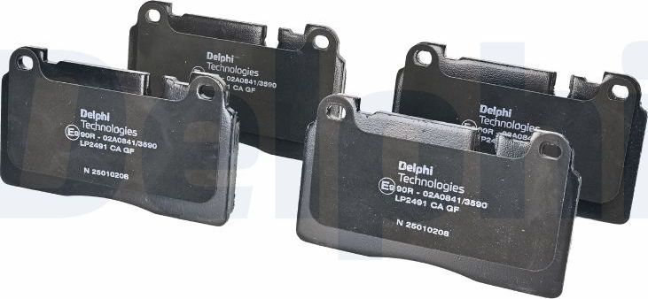 Тормозные колодки Delphi (Low-Metallic). Артикул LP2491