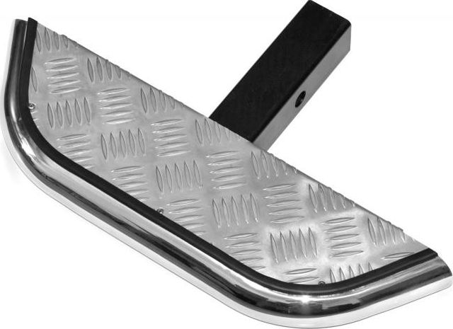 Подножка PT Group с алюминиевой площадкой на фаркоп. Артикул TOW990107