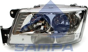 Фара передняя основная Sampa левая для MAN TGS 2007-2026. Артикул 022.345