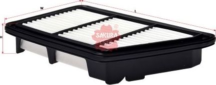 Воздушный фильтр Sakura для Honda CR-V V 2017-2026. Артикул A-90240