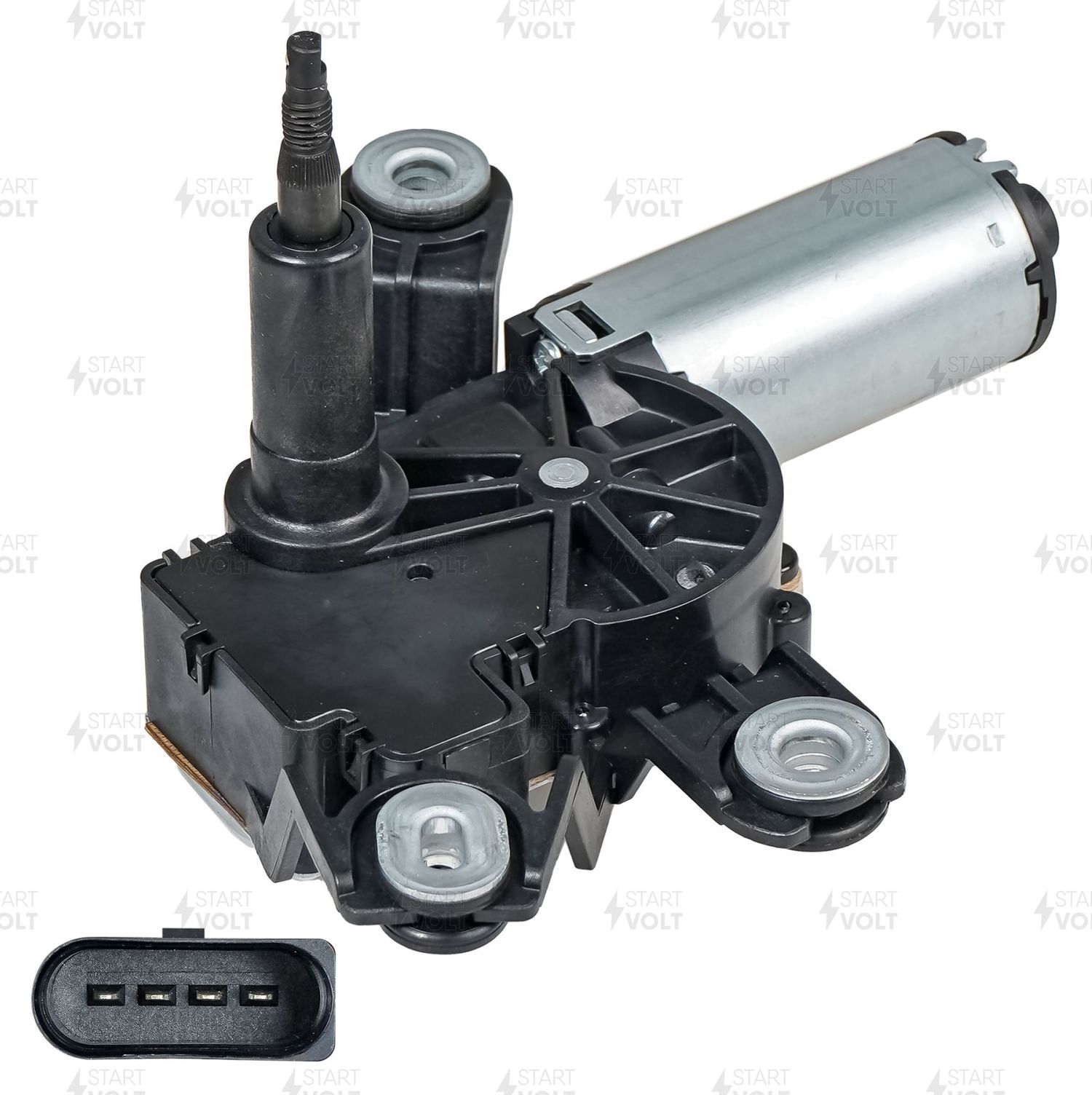 Мотор стеклоочистителя (моторчик дворников) StartVOLT. Артикул VWB 1814