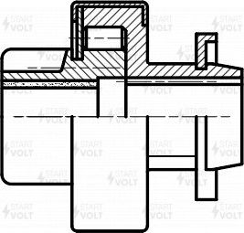 Бендикс стартера StartVOLT. Артикул VCS 1113