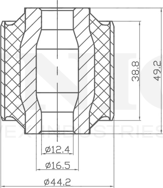 Сайлентблок рычага подвески (Unio). Артикул RMP-20189
