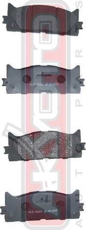 Тормозные колодки Akyoto Packing AKYOTO. Артикул AKD-562H