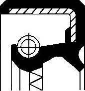 Сальник Corteco (АСМ (полиакриловый каучук)). Артикул 12011547B