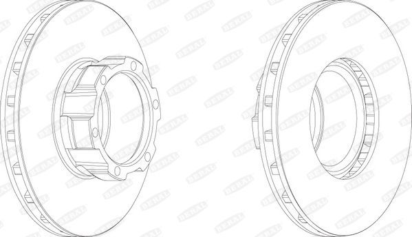 Тормозной диск BERAL. Артикул BCR162A
