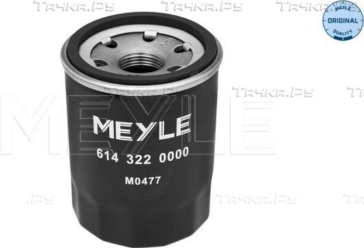 Масляный фильтр Meyle Original для Fiat Bravo I 1998-2001. Артикул 614 322 0000