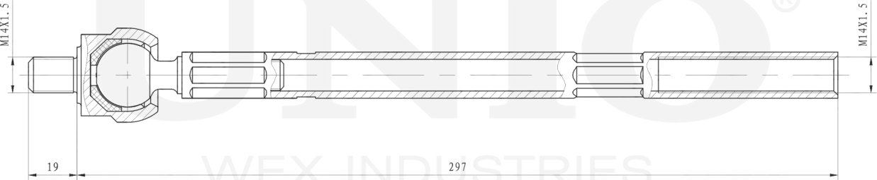 Тяга рулевая (Unio). Артикул SSP-30031