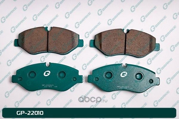 Колодки тормозные дисковые (G-Brake). Артикул GP22010
