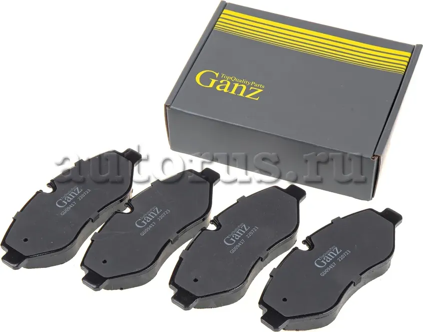 Колодки передние (Ganz). Артикул GIJ09417