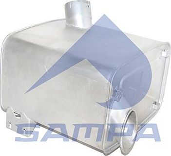 Глушитель (задняя часть) Sampa. Артикул 010.451