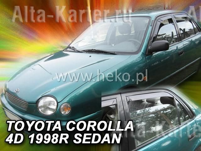 Дефлекторы Heko для окон Toyota Corolla E110 седан, хэтчбек 5-дв. 1997-2001. Артикул 29631