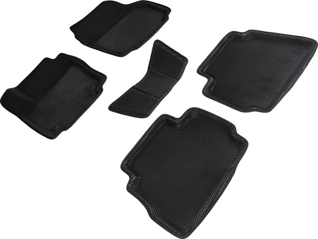 Коврики Seintex 3D EVA Соты для салона Ford Mondeo IV 2010-2014 ЧЕРНЫЕ. Артикул 95398