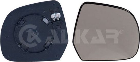 Зеркальное стекло бокового зеркала Alkar. Артикул 6432586