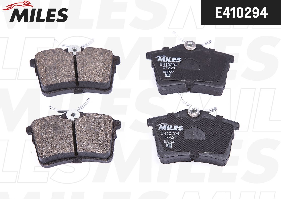 Тормозные колодки Miles (Low-Metallic). Артикул E410294