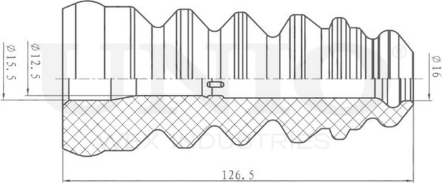 Отбойник амортизатора (Unio). Артикул DUC-40003