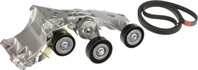 Приводной ремень поликлиновой с роликами (комплект) Gates Micro-V® для Mercedes-Benz A-Класс II (W169) 2004-2012. Артикул K015PK1745