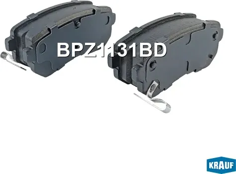 Колодки тормозные диск. задн. Krauf. Артикул BPZ1131BD