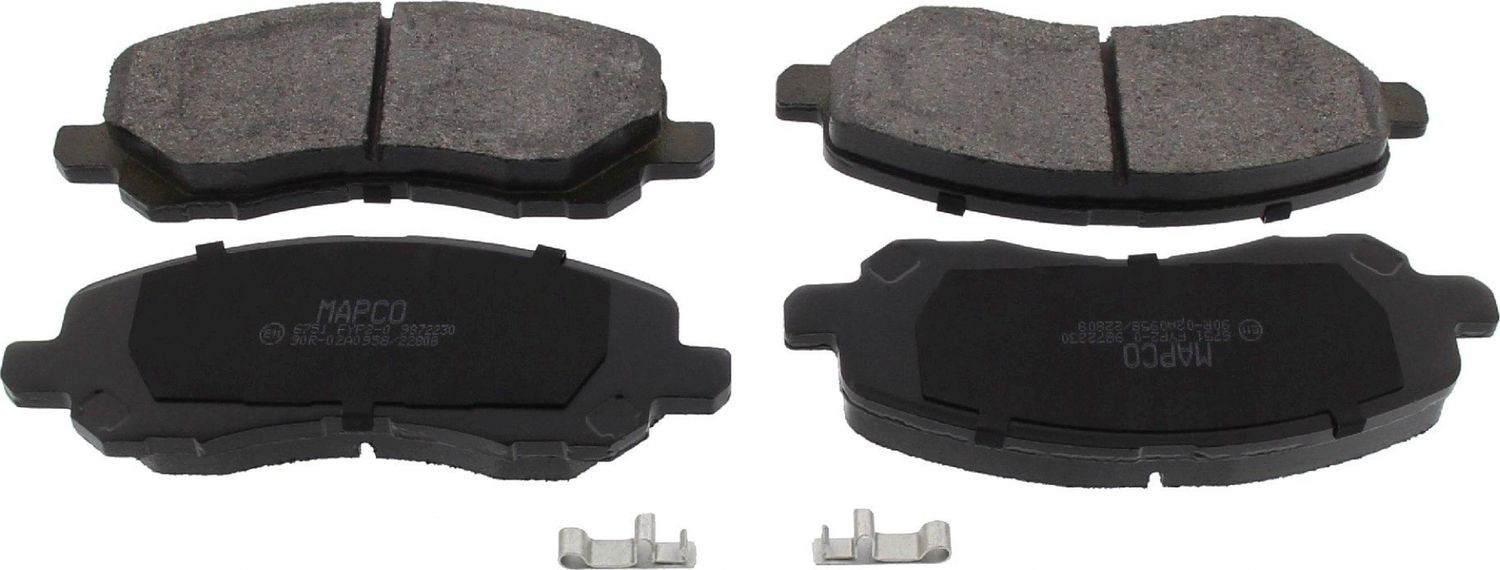 Тормозные колодки MAPCO. Артикул 6751