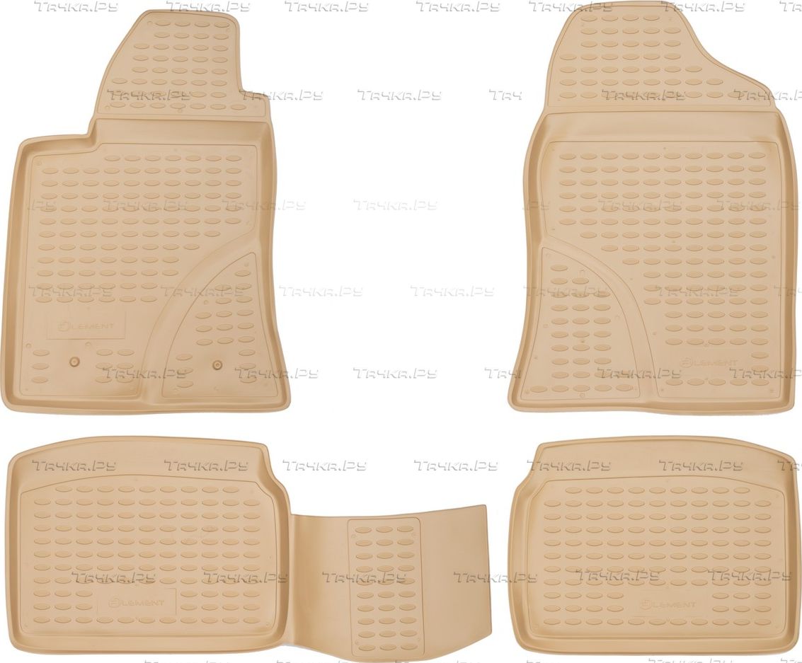 Коврики Element для салона Toyota Avensis 2003-2009 БЕЖЕВЫЕ. Артикул NLC.48.04.212k