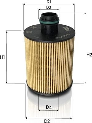 Масляный фильтр  Tecneco Filters для Alfa Romeo 159 2005-2012. Артикул OL02506E