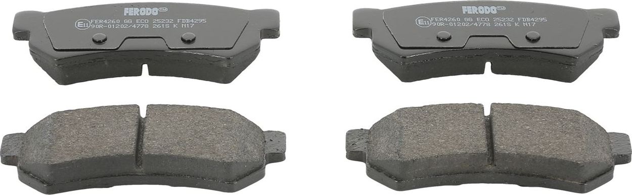 Тормозные колодки Ferodo Premier Eco Friction. Артикул FDB4295