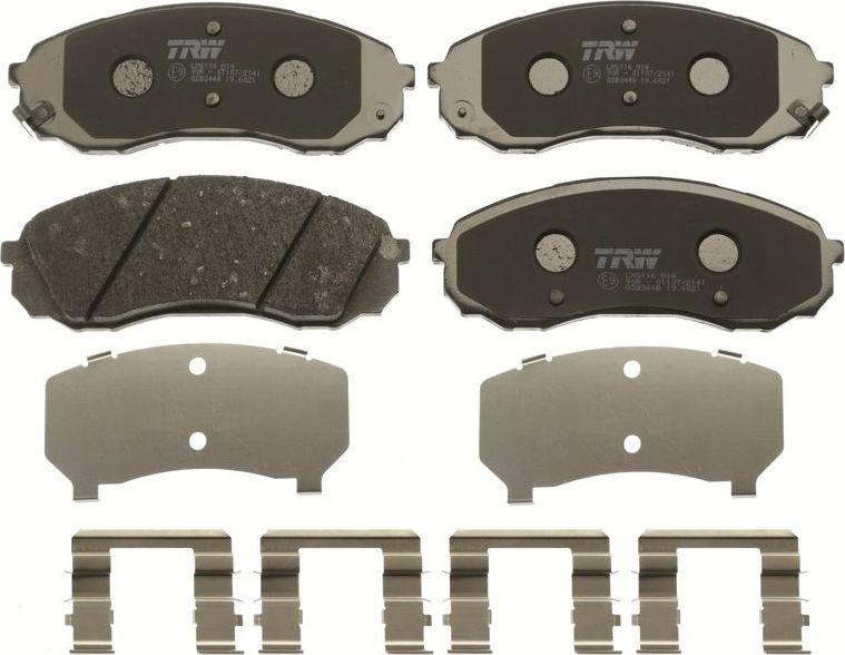 Тормозные колодки TRW COTEC. Артикул GDB3448