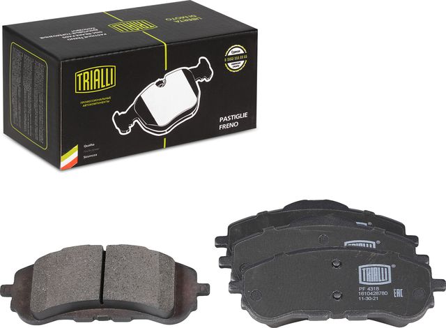 Тормозные колодки Trialli (Low-Metallic). Артикул PF 4318