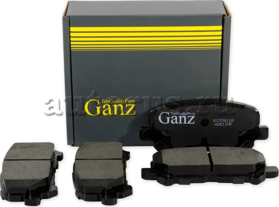 Колодки торм.зад. (Ganz). Артикул GIJ09118