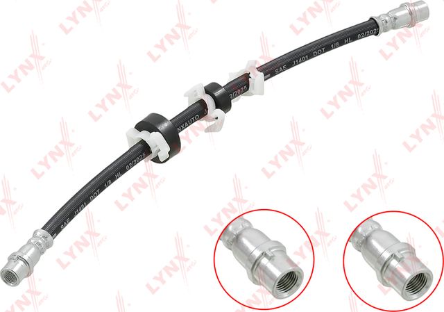 Тормозной шланг LYNXauto передний левый для Volkswagen Transporter T4 1999-2003. Артикул BL-3141