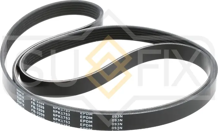 Ремень поликлиновый 6PK1753 (Sufix). Артикул FB-3209