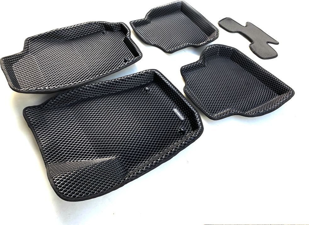 Коврики Euromat 3D EVA для салона Volkswagen Polo V седан 2010-2019. Артикул EM3DEVA-005416