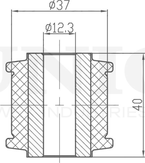 Сайлентблок рычага подвески (Unio). Артикул RMP-20563