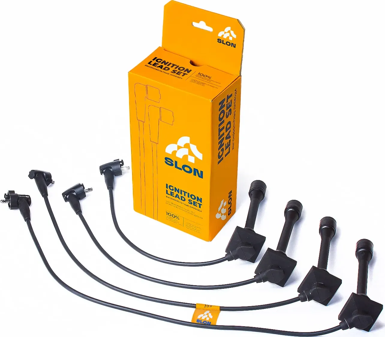 Комплект высоковольтных проводов для авт. Toyota Celica  Corolla  Avensis 1.6-1.8 (1995-2000) (90919 (Slon) Slon. Артикул sln.039