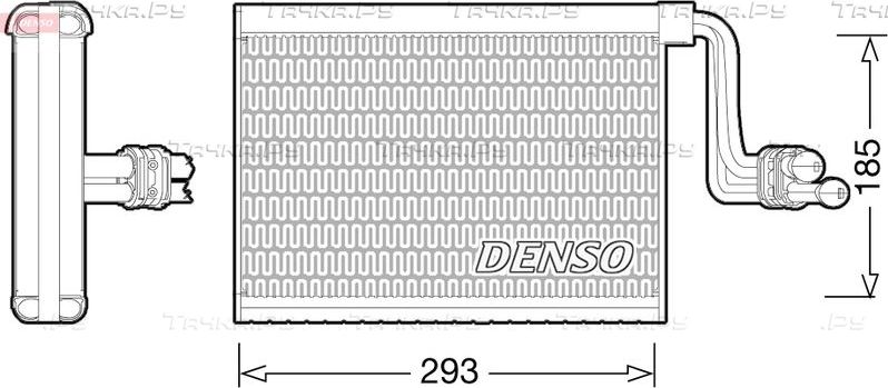 Испаритель кондиционера Denso для BMW 1 I (E82/E88) 2007-2013. Артикул DEV05002