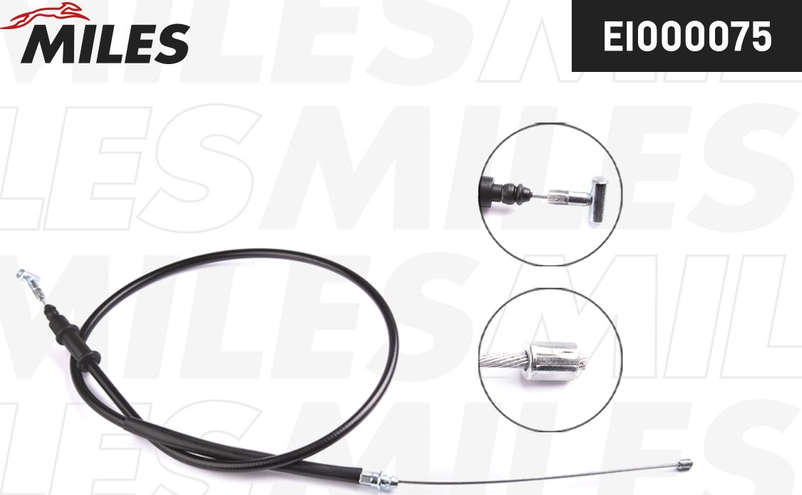 Трос ручника (тросик ручного тормоза) Miles. Артикул EI000075