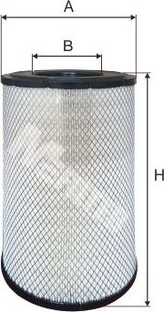 Воздушный фильтр MFilter. Артикул A 867