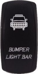 Клавиша с лазерной гравировкой RUS включения доп света на бампере. Артикул button-06