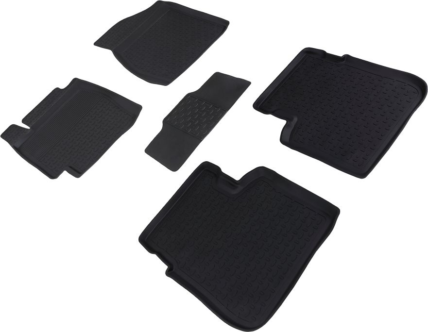 Коврики резиновые Seintex с высоким бортиком для салона Toyota Camry 30 (V30, XV30) 2001-2005. Артикул 89647